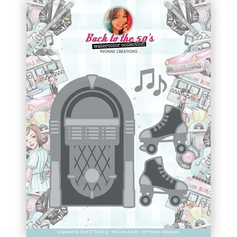 Snijmal Yvonne Creations Back to the fifties Jukebox
