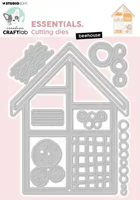 Creative Craftlab snijmal beehouse - 8 delig
