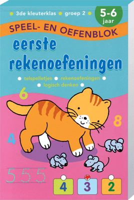 Speel en Oefenblok 5 tot 6 jaar eerste rekenoefeningen