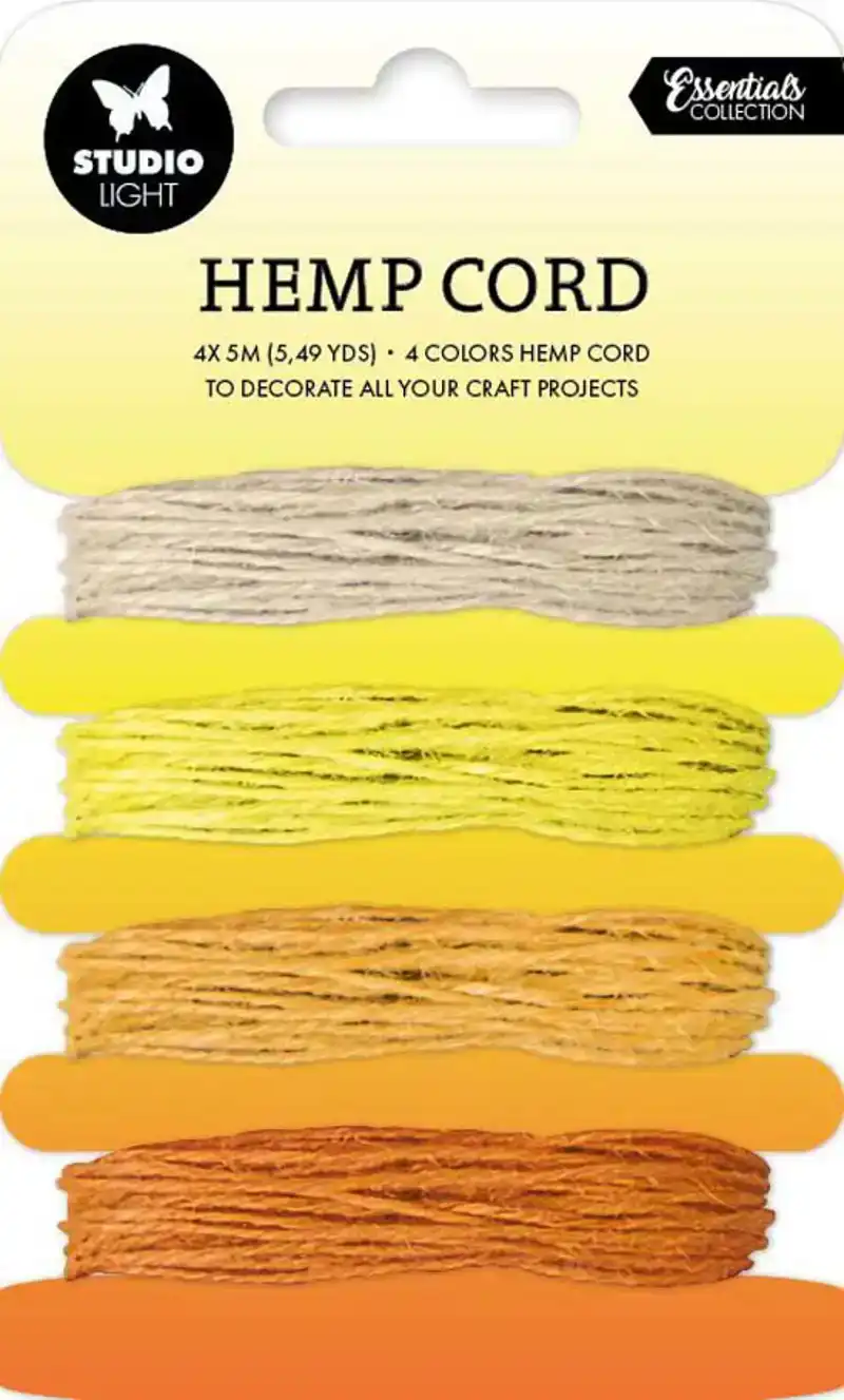 Studio Light hemp cord Shades of yellow