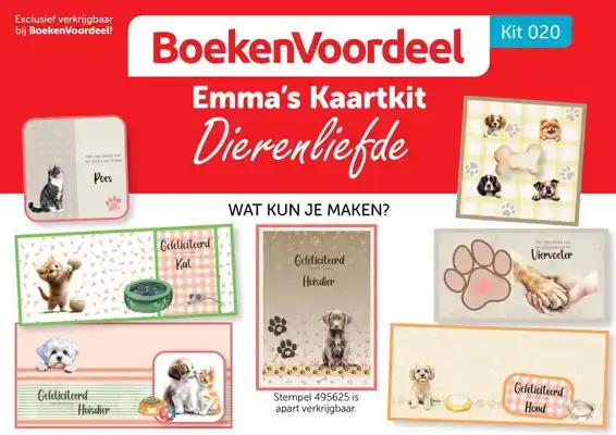 Emma's kaartenkit 020 Dieren Liefde