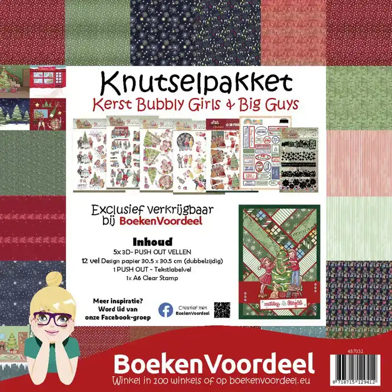 Knutselpakket kerst Bubbly Girls & Big Guys
