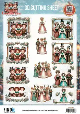 3D Knipvelset Berries Beauties Victorian Christmas A Christmas Serenade/ Timeless Christmas Bells