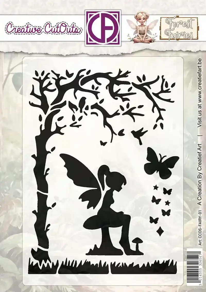 Forest Fairies Stencil Magical Forest