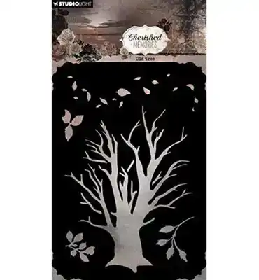Cherished memories mask stencil 105