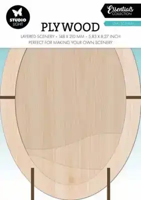 Studio Light plywood Oval scenery