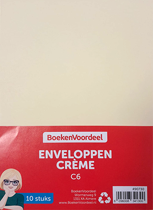 Enveloppen Creme C6 10st