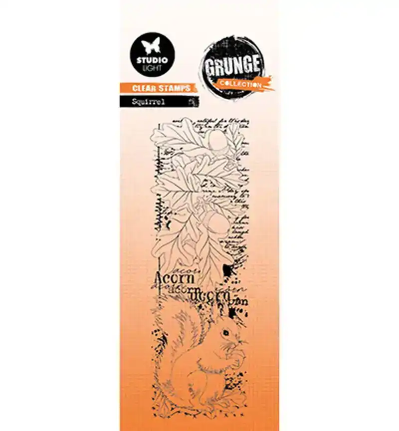 Grunge Collection clear stamp Squirel