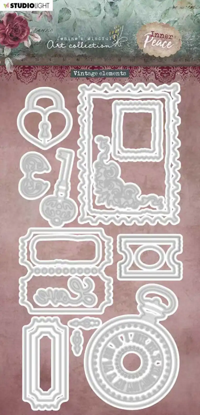 JMA Cutting Die Vintage Elements Inner Peace