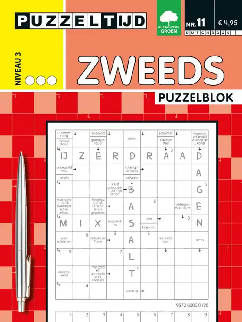 Puzzelblok zweeds 3punt nr11