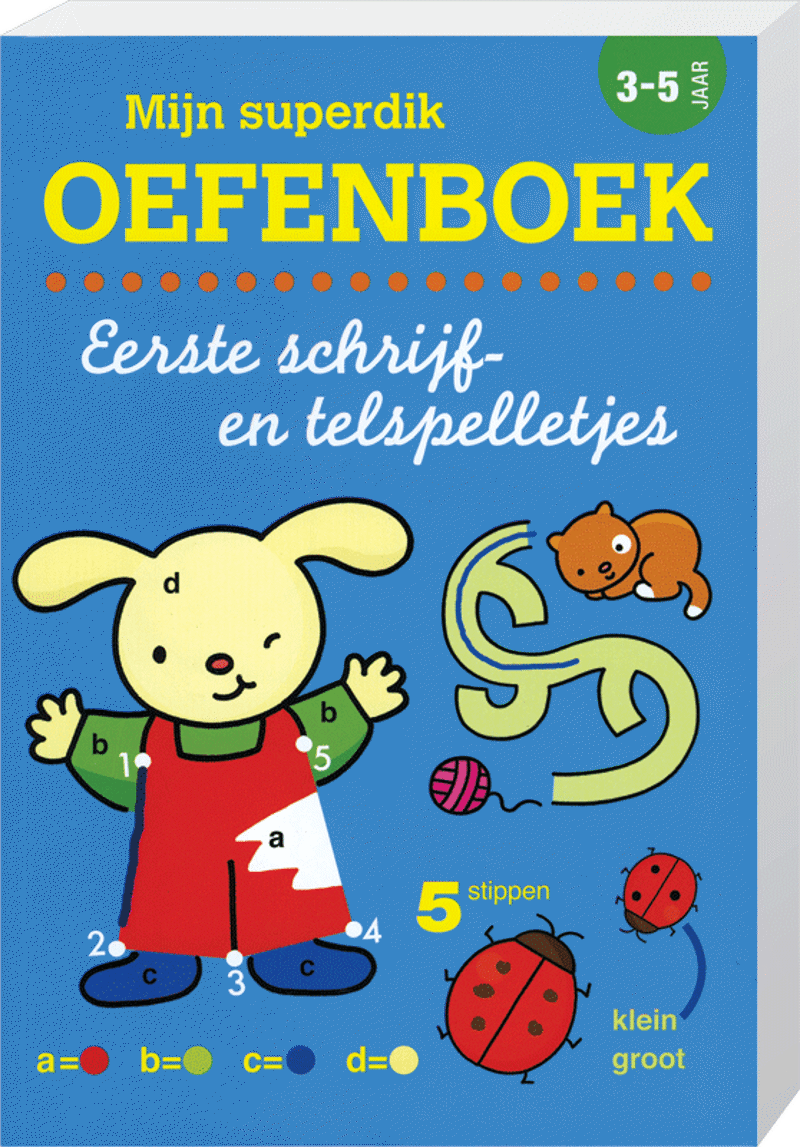 Mijn superdik oefenboek 3 tot 5 jaar