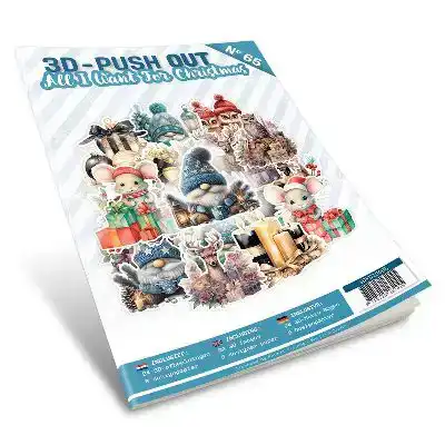 3D Push-Out Book 65 All I Want For Christmas