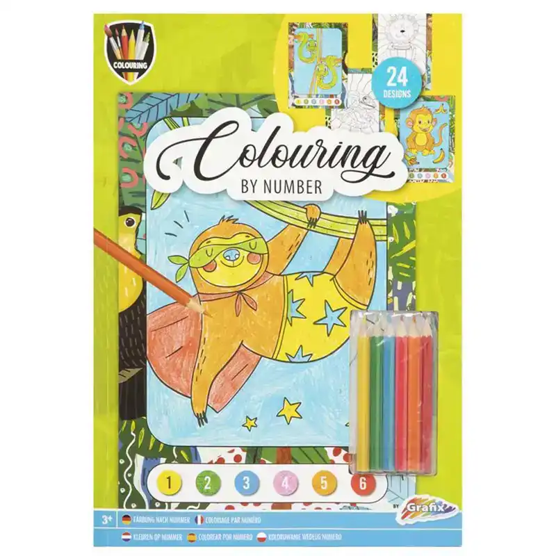 Colouring by number