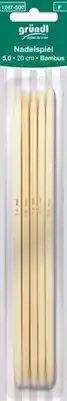 Breinaalden Bamboo 20cm 6mm