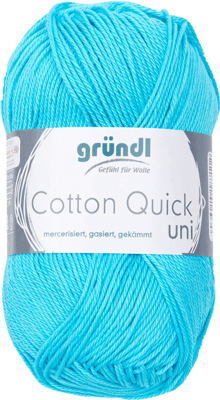 Cotton Quick Uni 136 Water Blauw 50gr