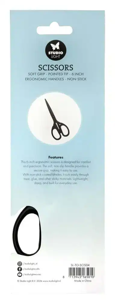 Studio Light Scissors Soft grip, non stick