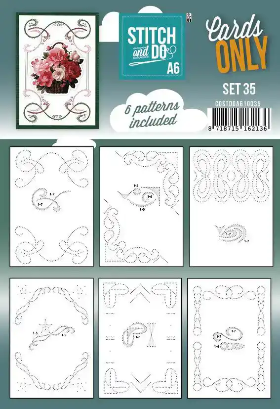 Stitch and Do Cards Only A6 Set 35