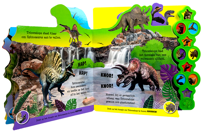 Super Dinosauriers geluidenboek