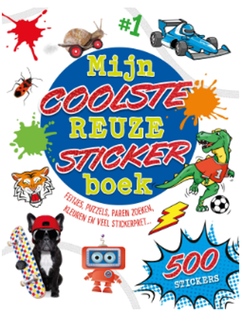 Mijn coolste reuze stickerboek
