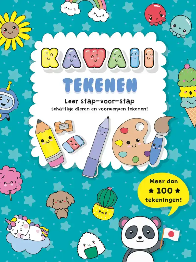 Kawaii tekenen - leer stap-voor-stap schattige dieren en voorwerpen tekenen