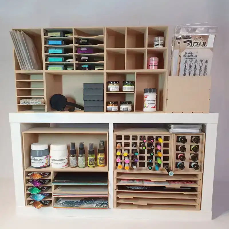 Pronty Organizer Half Box Acrylic Pens Storage