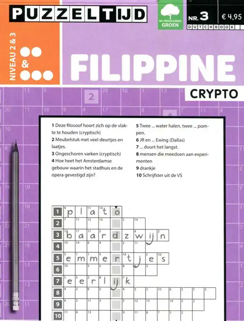 Puzzelblok Filippine crypto 2-3 punt nr3