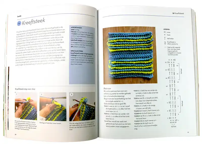 Haken met Textuur