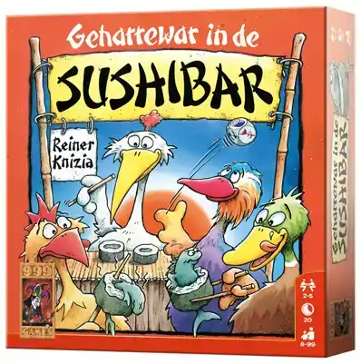 Geharrewar in de Sushibar
