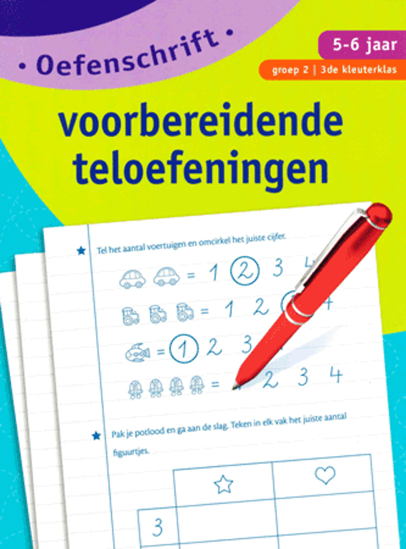 Mijn Oefenschrift Eerste stappen naar Rekenen 5 tot 6 jaar