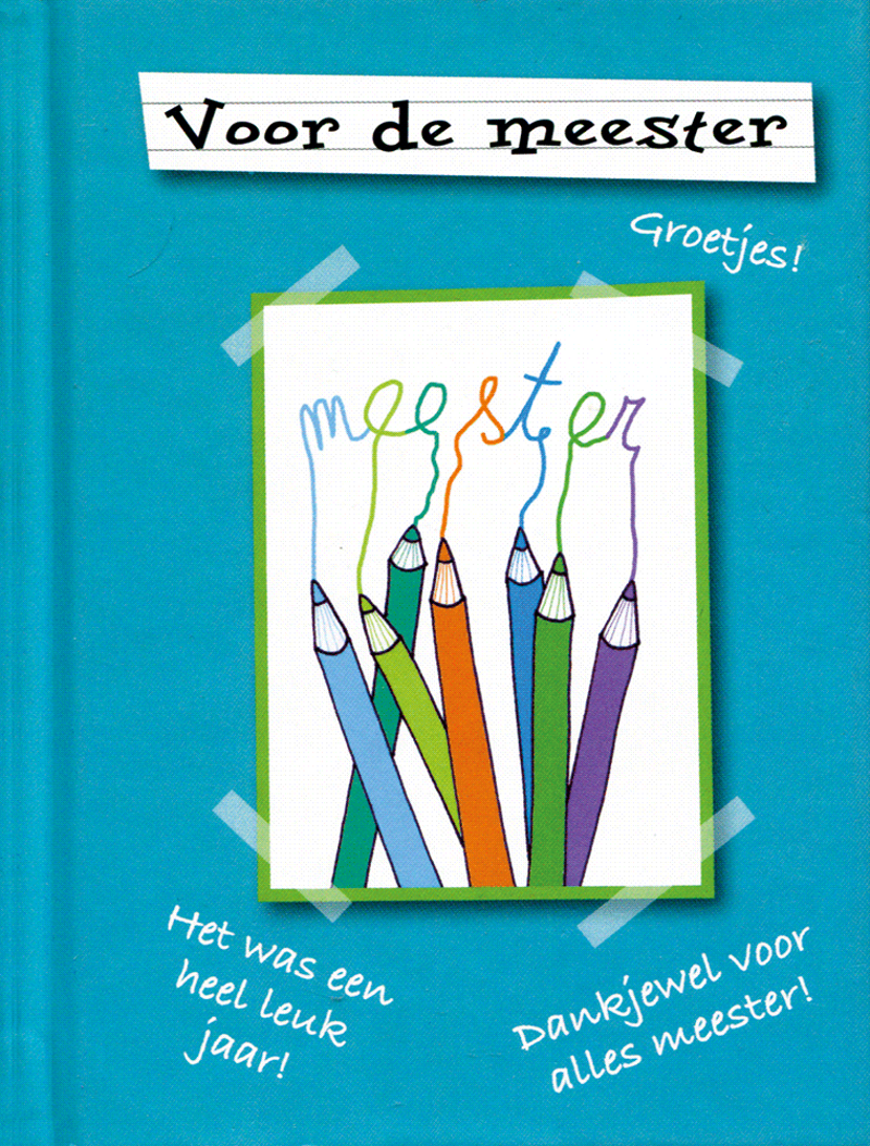 Voor de meester miniatuurboek