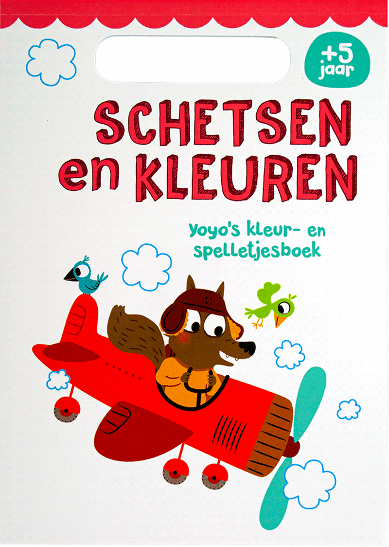 Schetsen en Kleuren 5+ Yoyo's kleur- en spelletjesboek