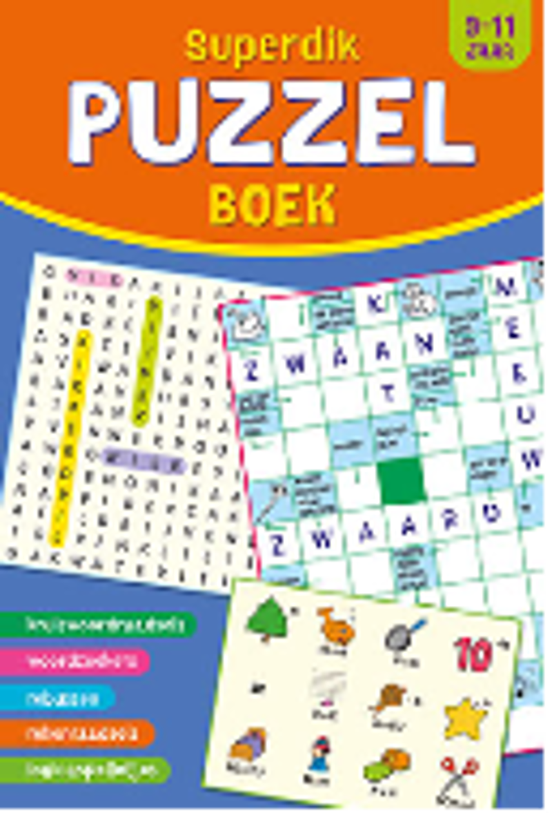 Superdik Puzzelboek 9 tot 11 Jaar