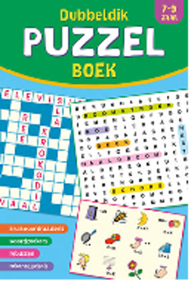 Dubbeldik Puzzelboek 7 tot 9 Jaar