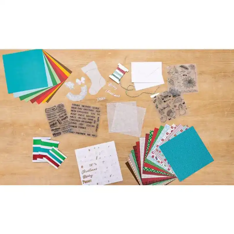 Crafters Companion A year of Craft Happy Holidays gift Box