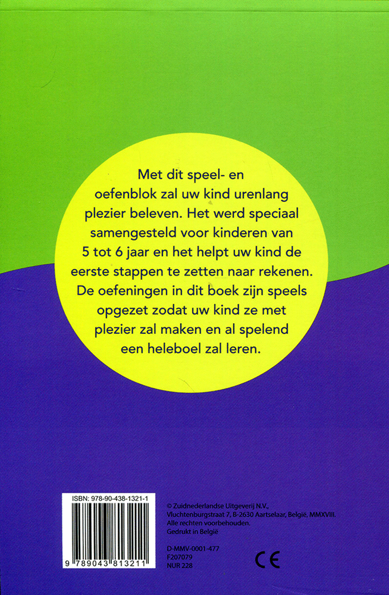 Speel en Oefenblok 5 tot 6 jaar eerste rekenoefeningen