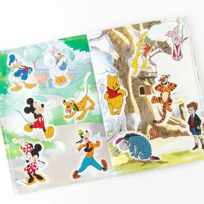 Disney 100 Crystal Art Album inclusief 2 Blind Bags