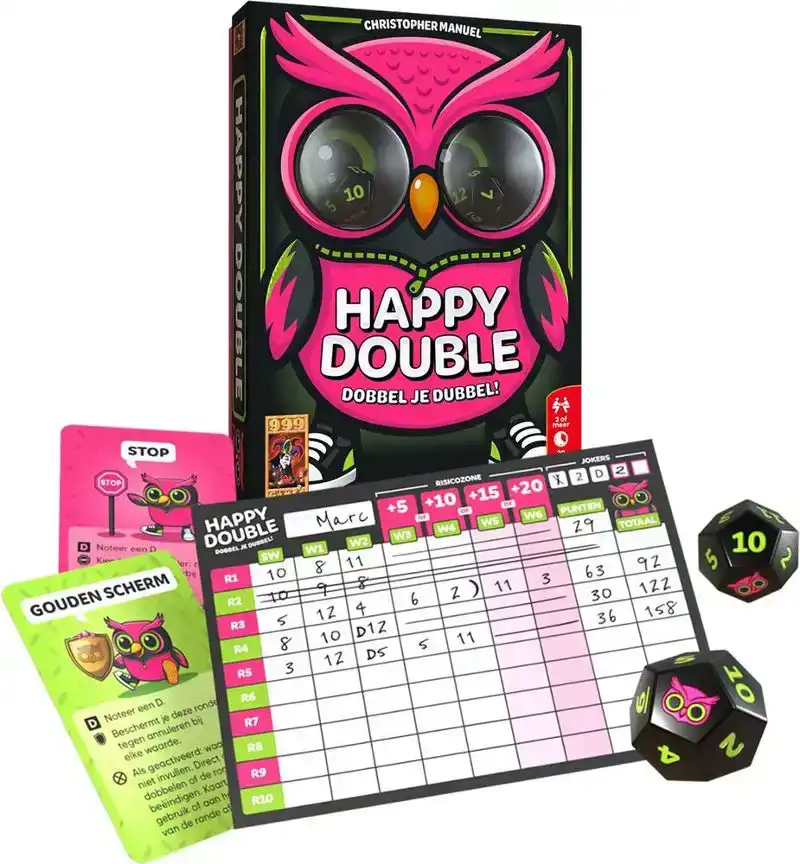 Happy Double - Dobbelspel - 999 Games