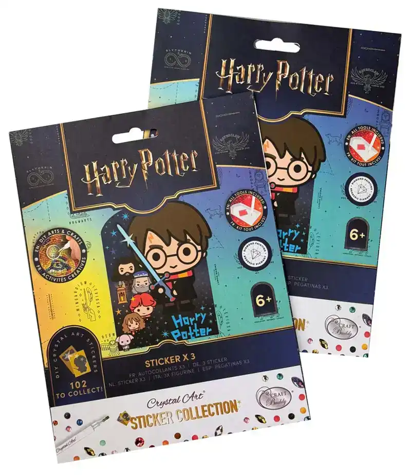 Harry Potter crystal art album incl 2 blind bags
