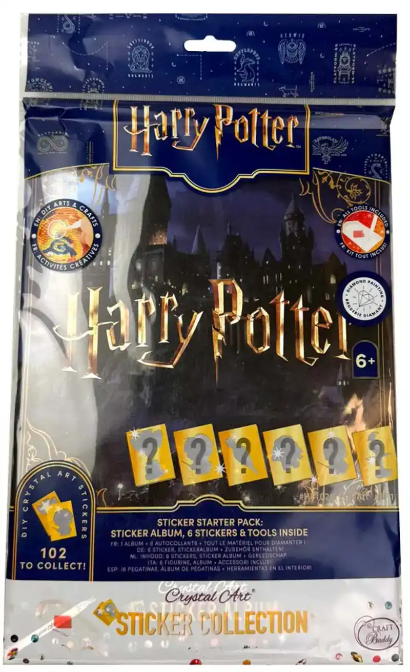 Harry Potter crystal art album incl 2 blind bags