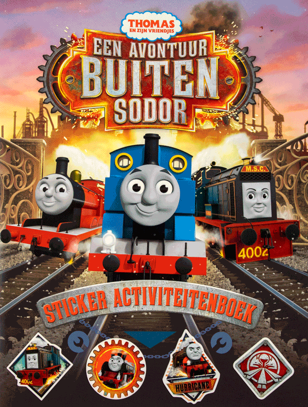 Hertogin een kopje Dijk Thomas de trein - avontuur buiten sodor - Sticker -en/of kleurboek - 4-6  jaar - Kinder | BoekenVoordeel