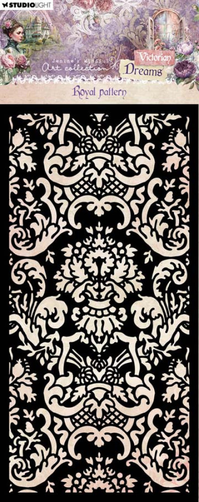 JMA Victorian Dreams Mask Royal pattern