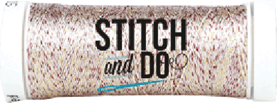 Stitch & Do borduurgaren sparkle multicolor rood