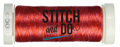 Stitch & Do borduurgaren rood gemêleerd