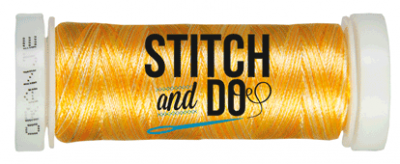 Stitch & Do borduurgaren oranje gemêleerd