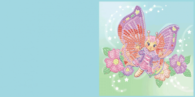 Dotty Designs Diamonds Card 21 vlinder