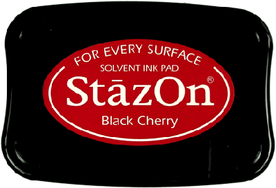 Stazon inkt kleur black cherry