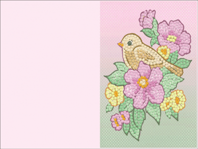 Dotty Designs Diamonds Card 15 vogels en bloemen