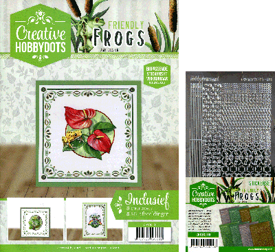 Creative hobbydots set 10 incl stickers AM Friendly Frogs