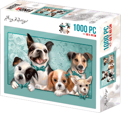 Legpuzzel honden 1000st van Amy Design