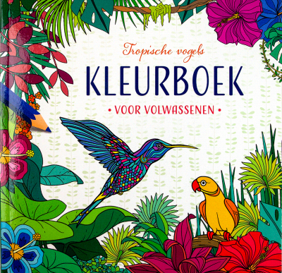 Tropische vogels - kleurboek voor volwassenen